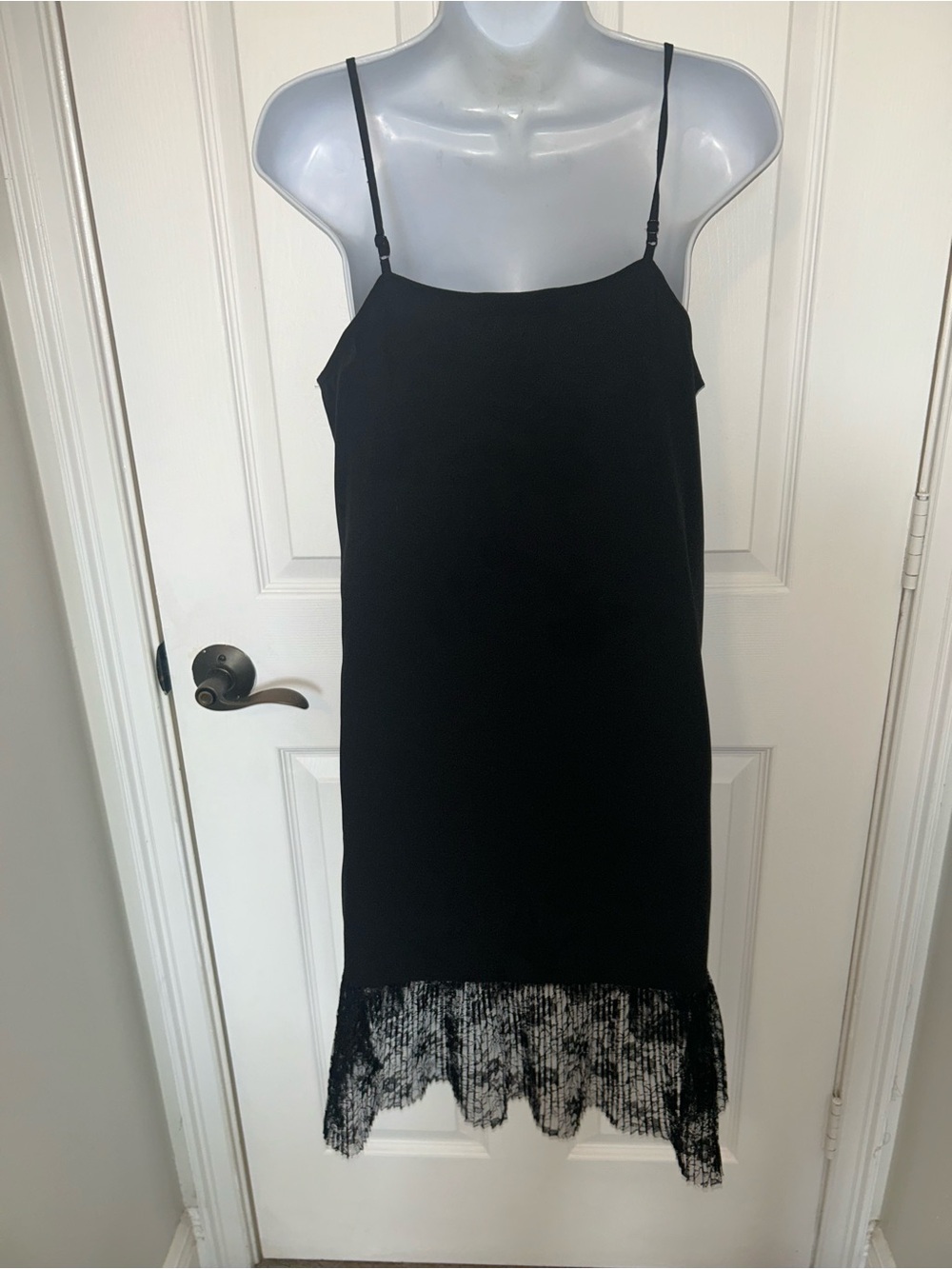 All Saints Black Slip Dress